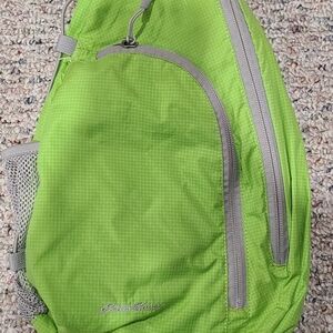 Eddie Bauer Lime Green Sling Bag